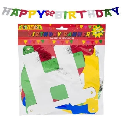 4ft Happy Birthday Banner