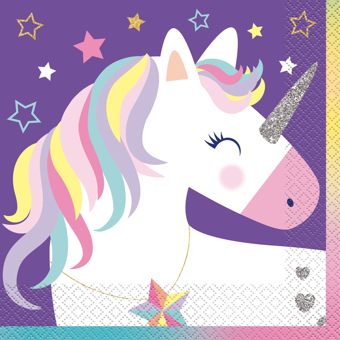 16pcs Unicorn Luncheon Napkins