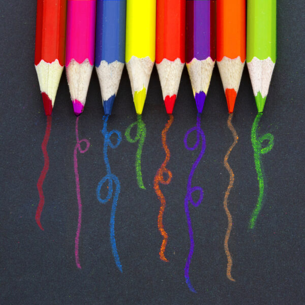 8pcs Neon Coloured Pencils