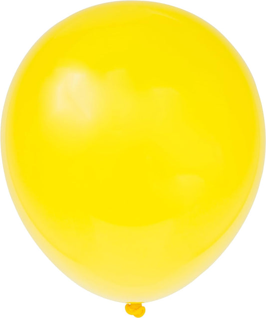 72pcs 12" Balloons (Sunburst Yellow)