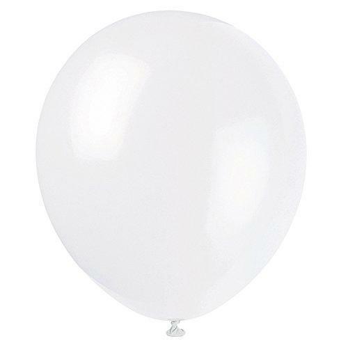 72pcs 12" Balloons (White)