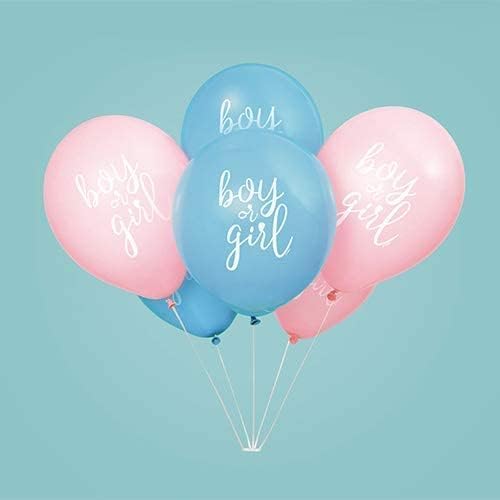 8pcs 12" "Boy or Girl" Balloons (Helium)