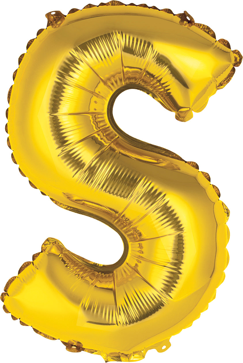 14" Letter "S" Foil Balloon