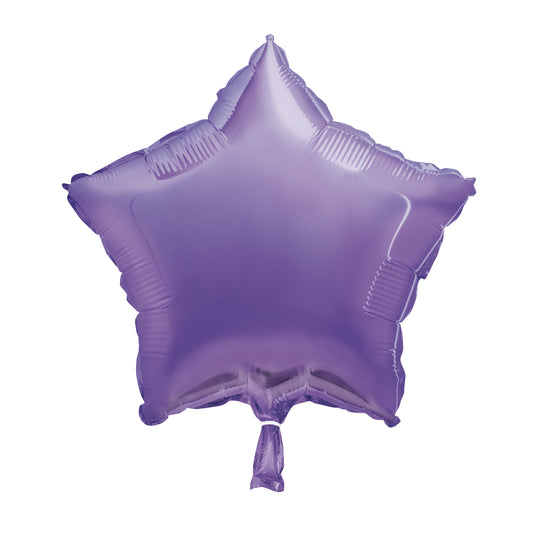 18" Lavender Star Foil Balloon (Helium)