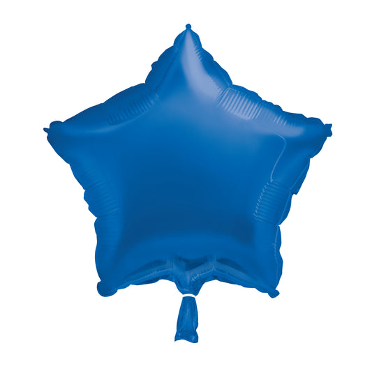 18" Royal Blue Star Foil Balloon (Helium)