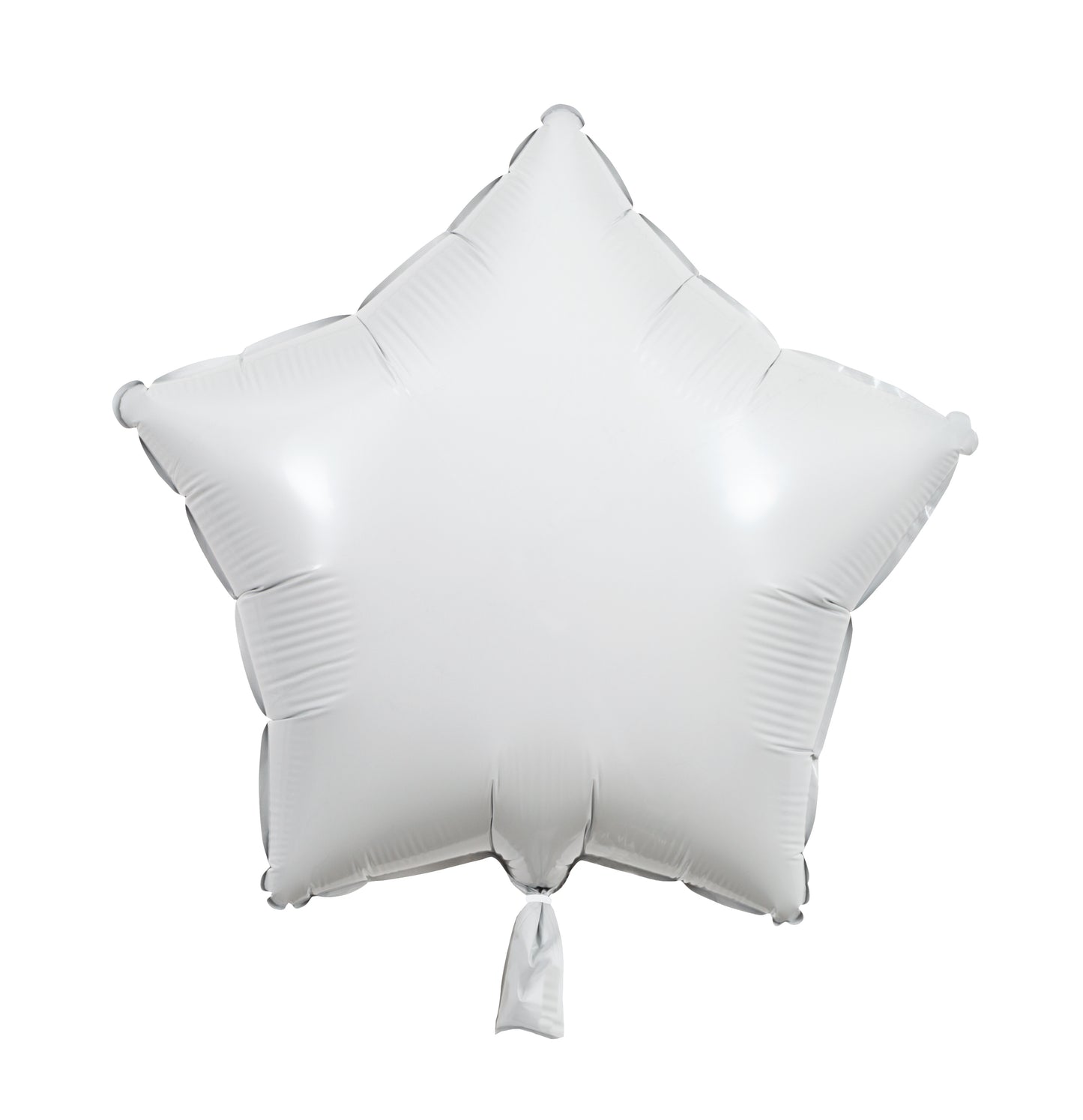 18" White Star Foil Balloon (Helium)