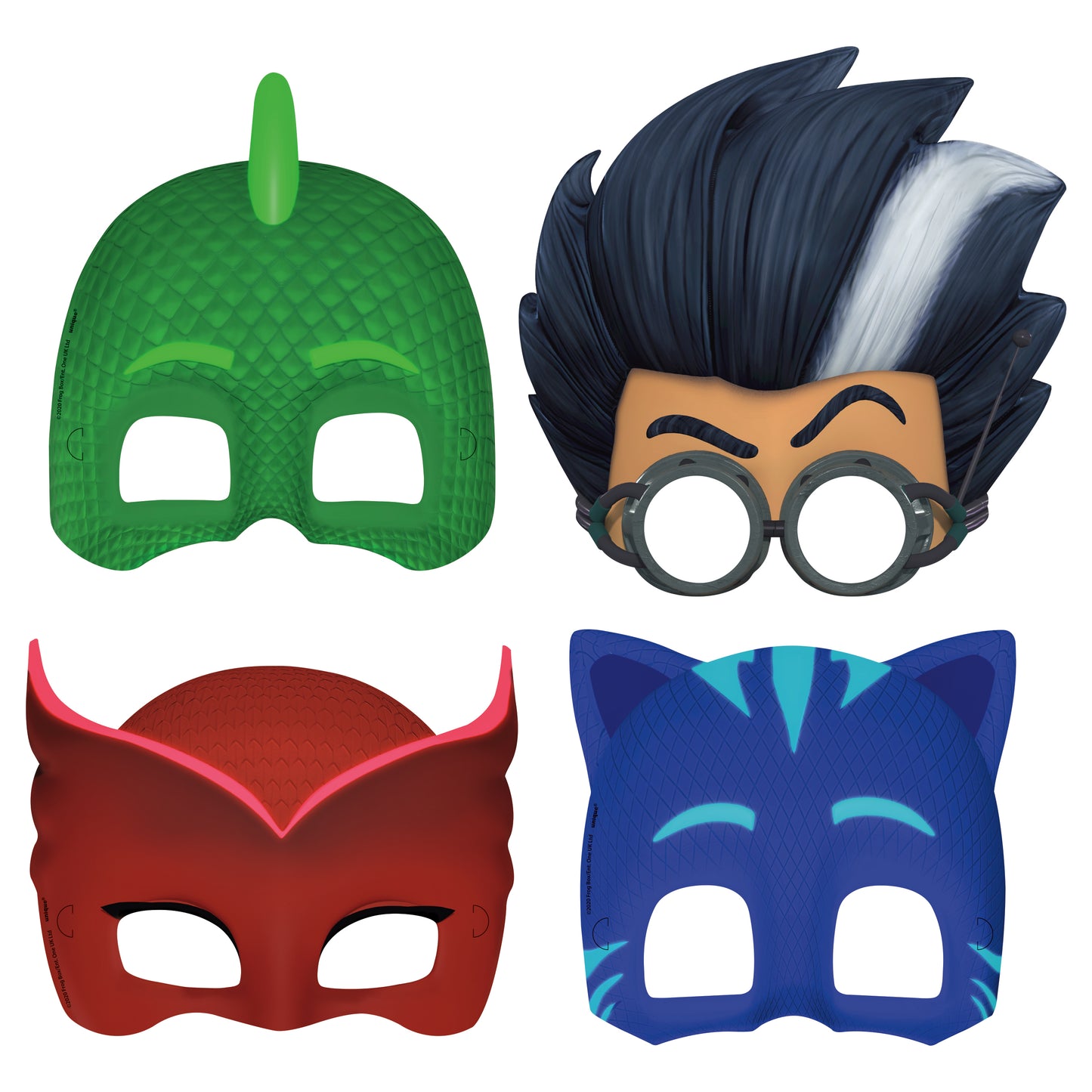 8pcs PJ Masks Party Masks