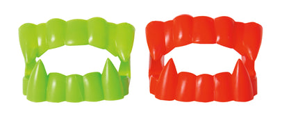 12pcs Plastic Neon Vampire Teeth