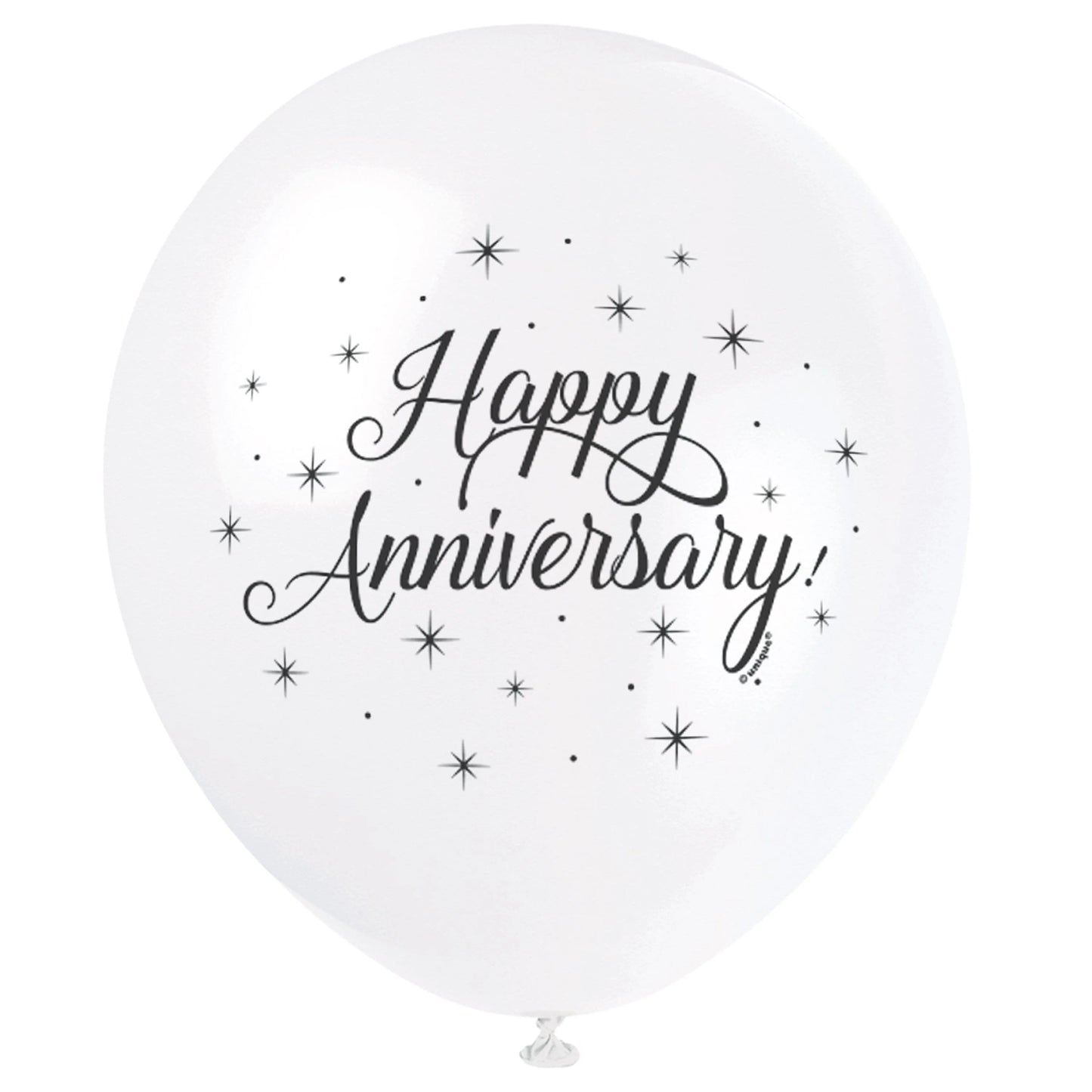 8pcs 12" Happy Anniversary Balloons