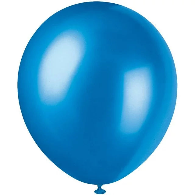 8pcs 12" Pearlized Balloons (Sapphire Blue)