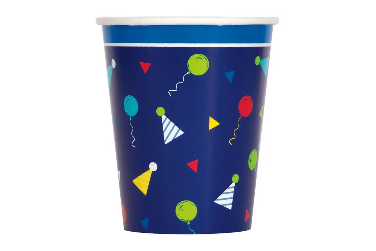 8pcs Peppy Birthday 9oz Cups