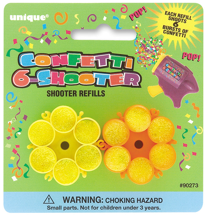 2pc Confetti 6-Shooter