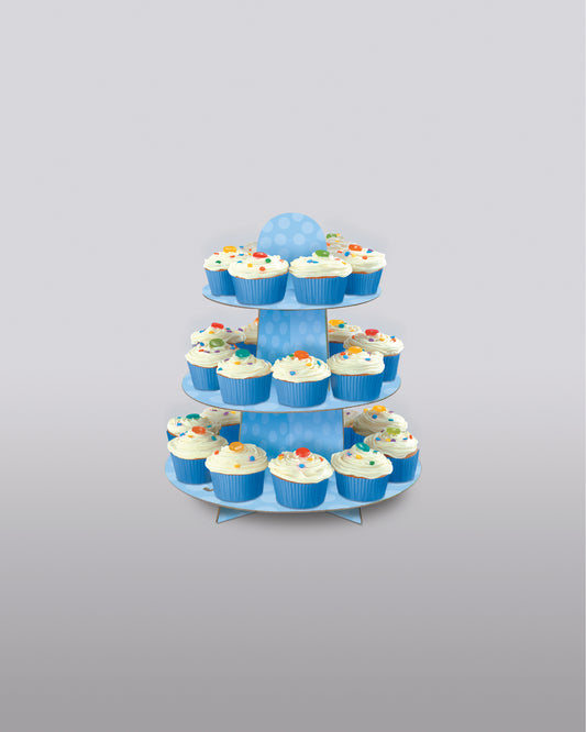 Baby Blue Cupcake Stand