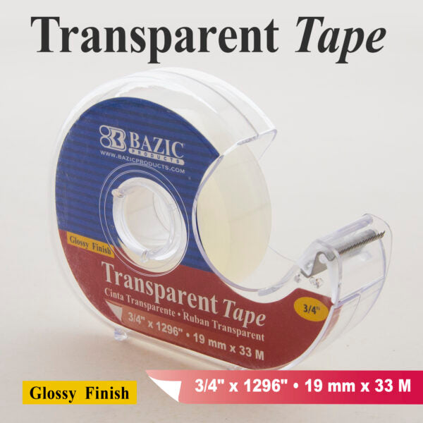 Transparent Tape on Dispenser