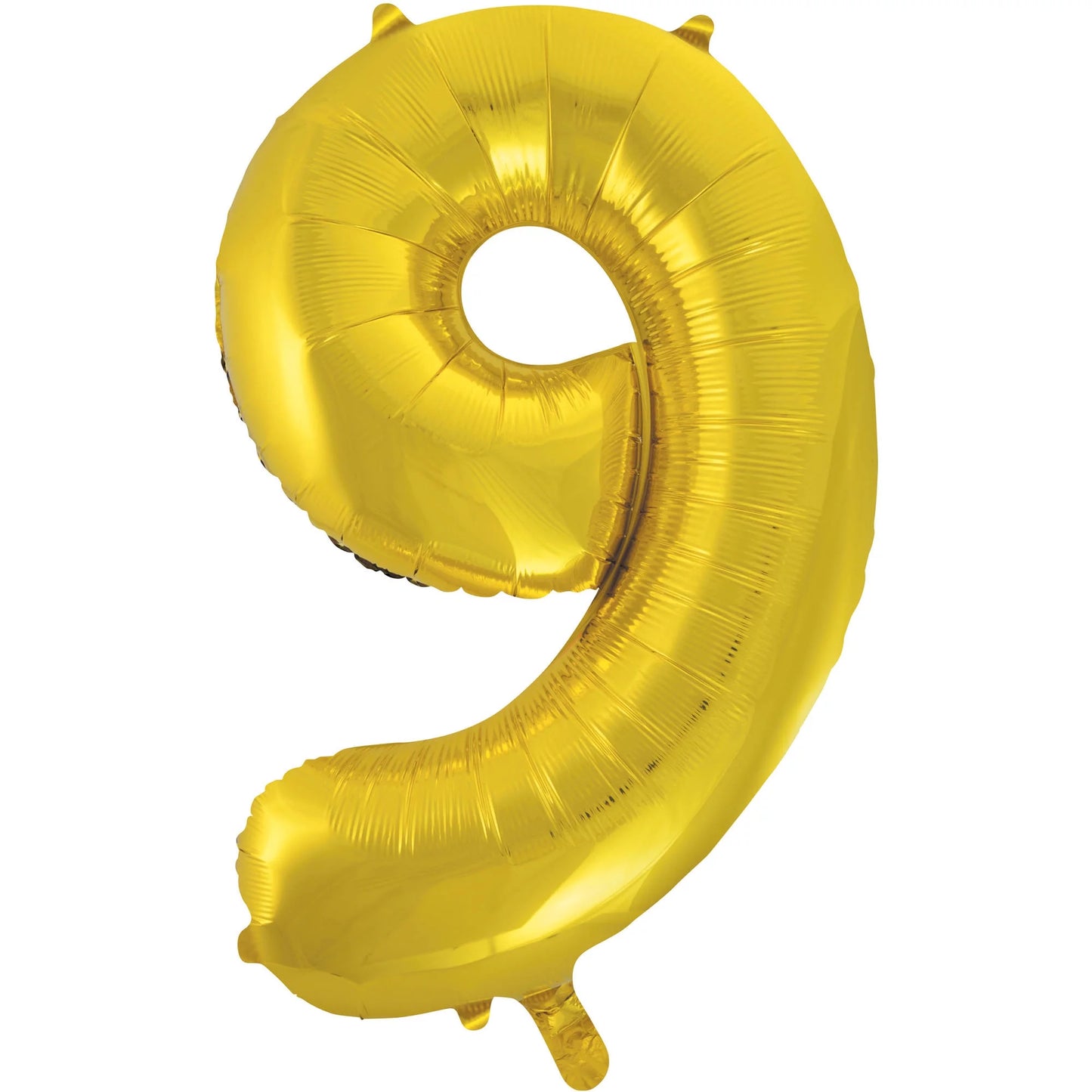 34" #9 Gold Balloon (Helium)