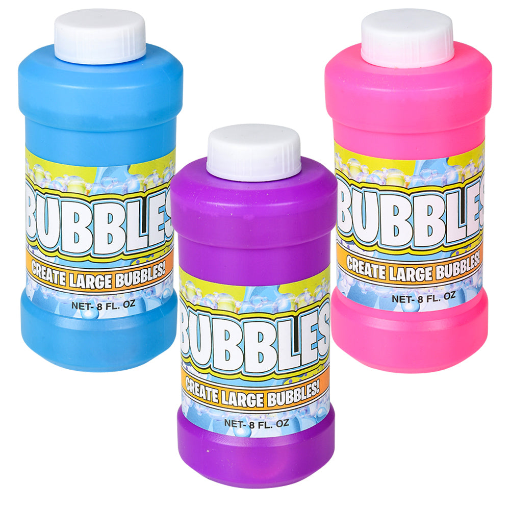 8oz Refill Bubble Bottle (Blue)