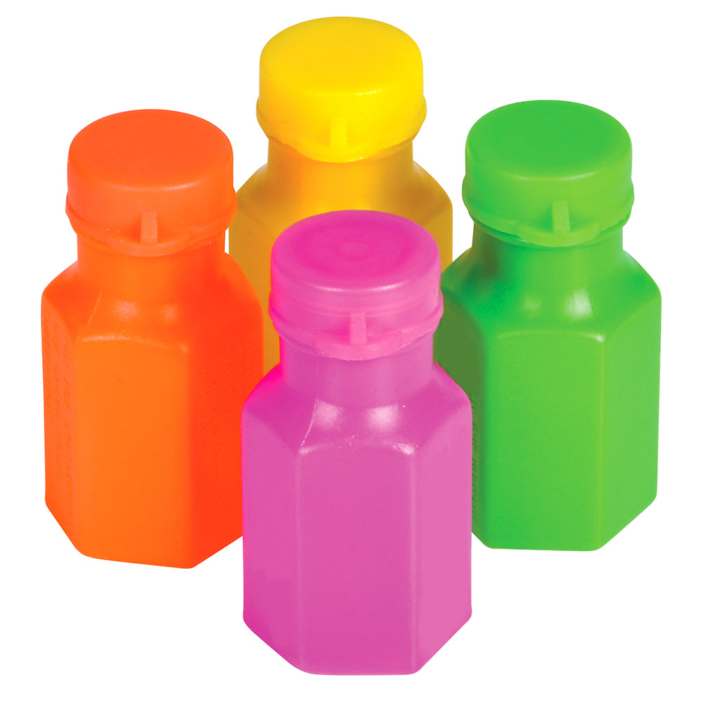 8pcs 1.75" Mini Neon Bubble Bottle (mix colors)