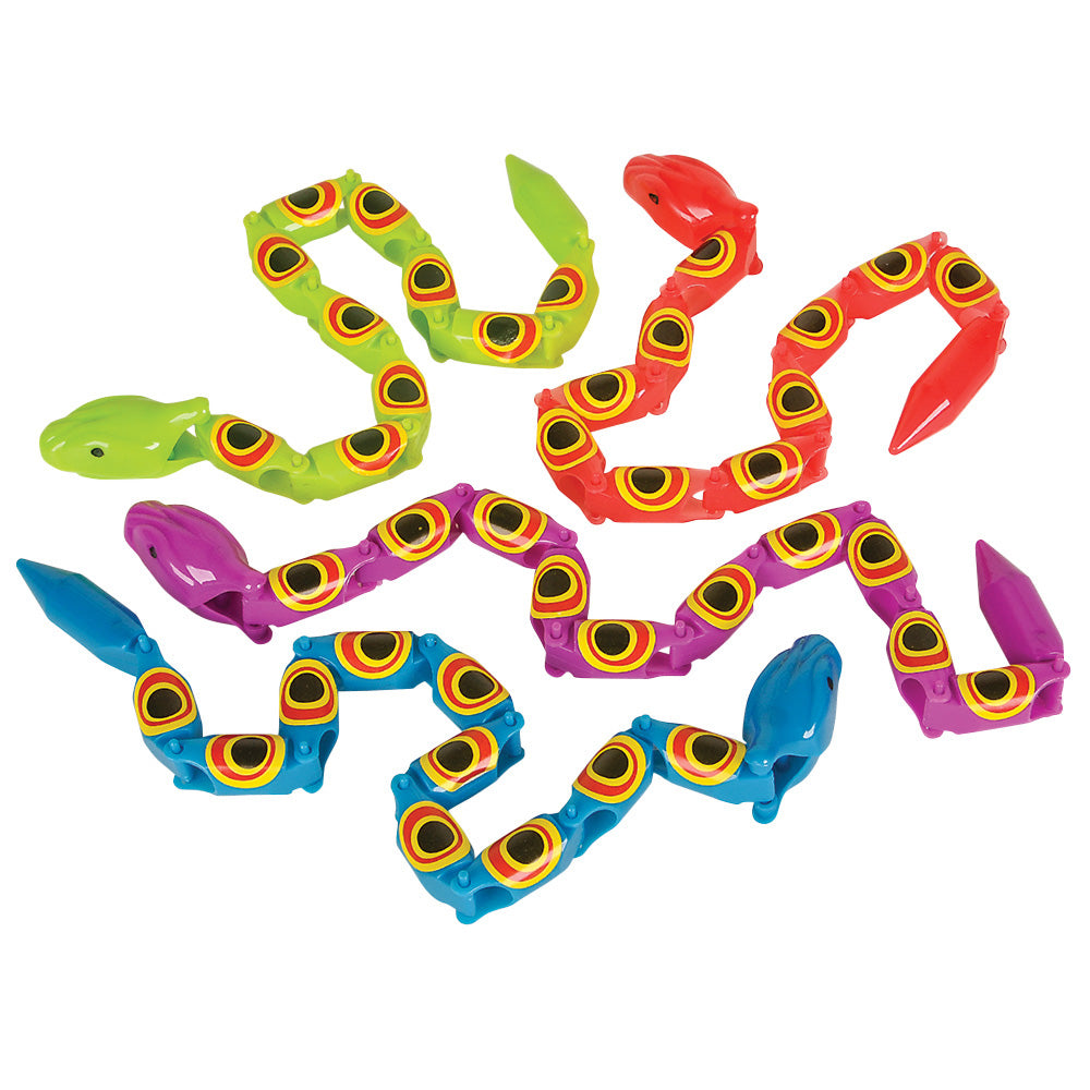 6pcs 15" Wiggle Snakes Favours