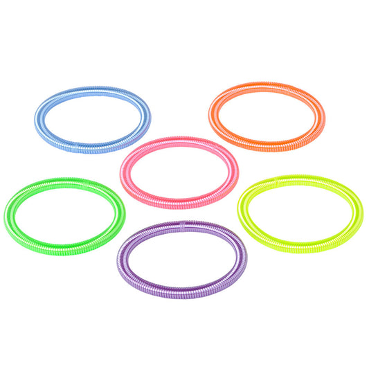 12pcs Neon Coil Spring Bracelet Favours