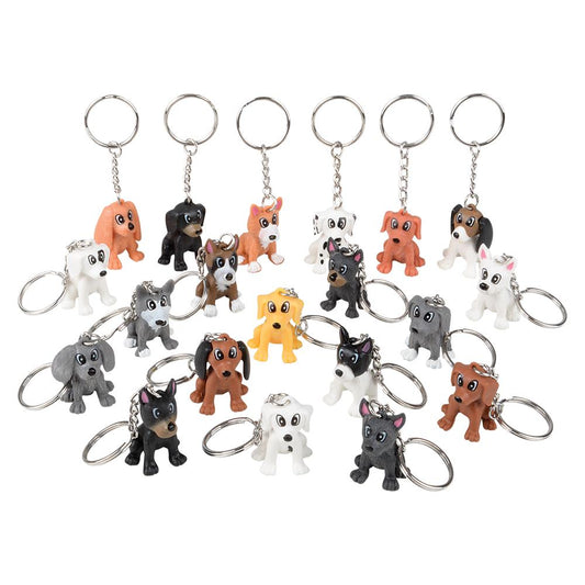 8pcs 1.5" Puppy Keychain Favours