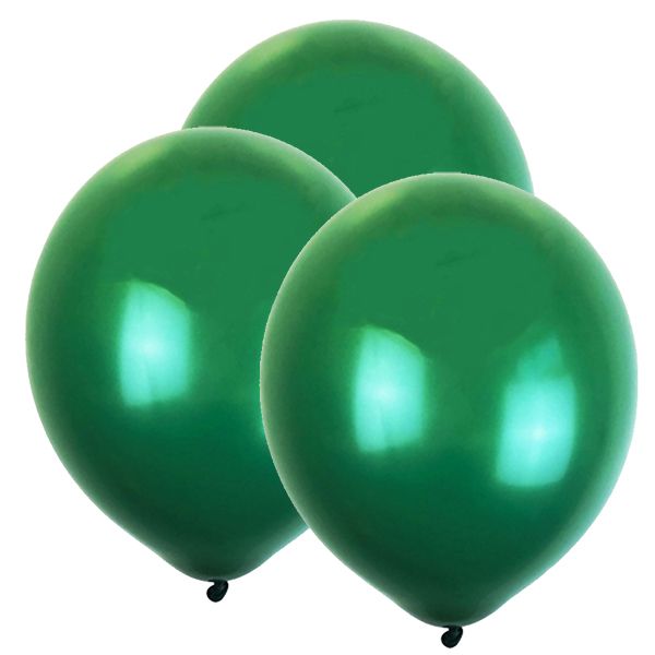 10pcs 12" Dark Green Balloons