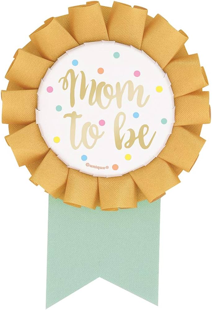 Mom to Be Baby Shower Badge