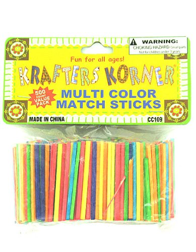 Multi Color Match Sticks