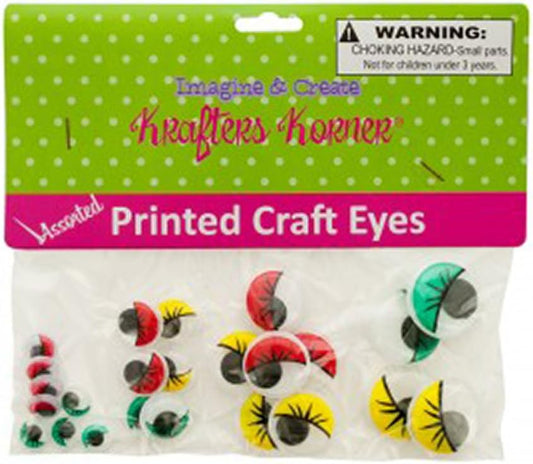 Printed Craft Eyes