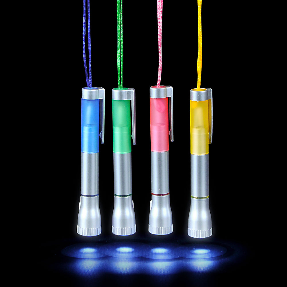 4pcs Light-up Pen W/necklace Favours