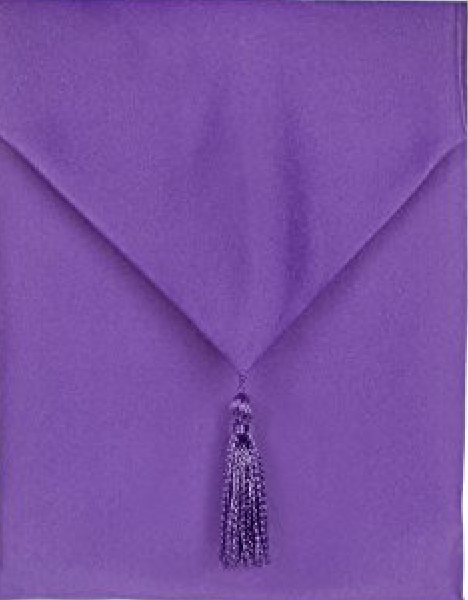 1pc David Tutera 12"x6ft Table Runner (Purple)