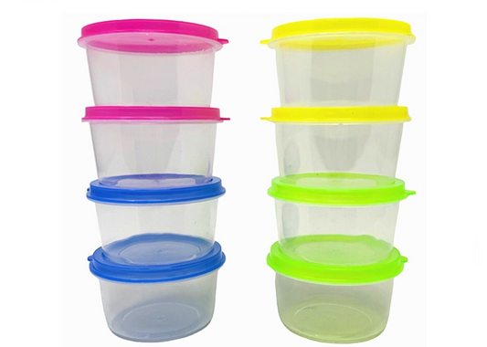 8pcs 3oz Storage Container with Lid