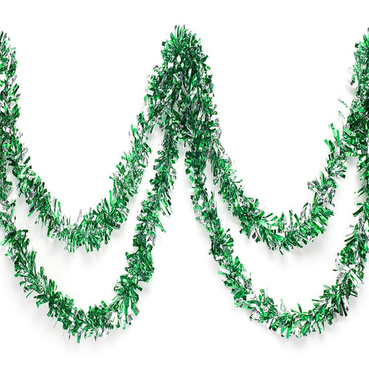 Two-tone Green Christmas Garland