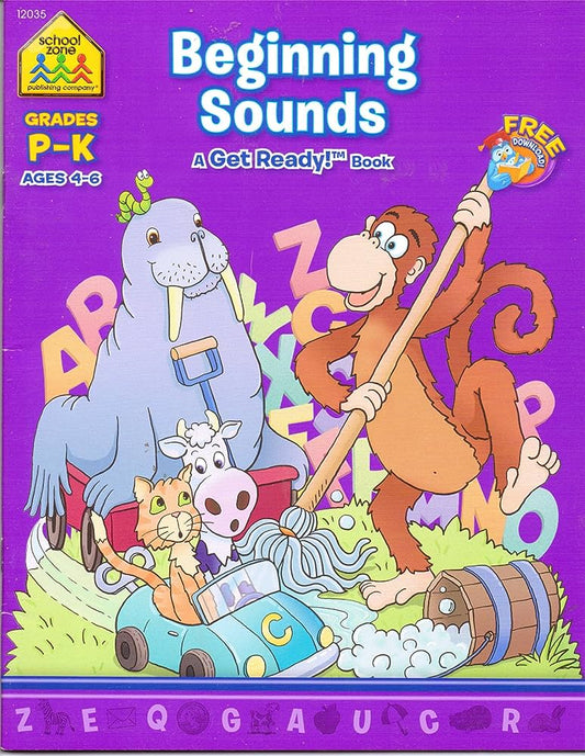 Beginning Sounds Book Ages 4-6
