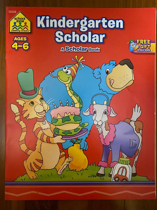 Kindergarten School Book Ages 4-6