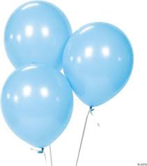 10pcs 12" Light Blue Balloons