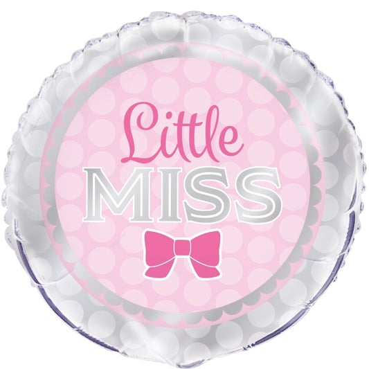 Little Miss Foil Balloon