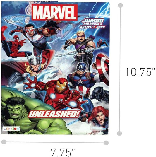 Marvel Avengers Jumbo Coloring & Activity Book