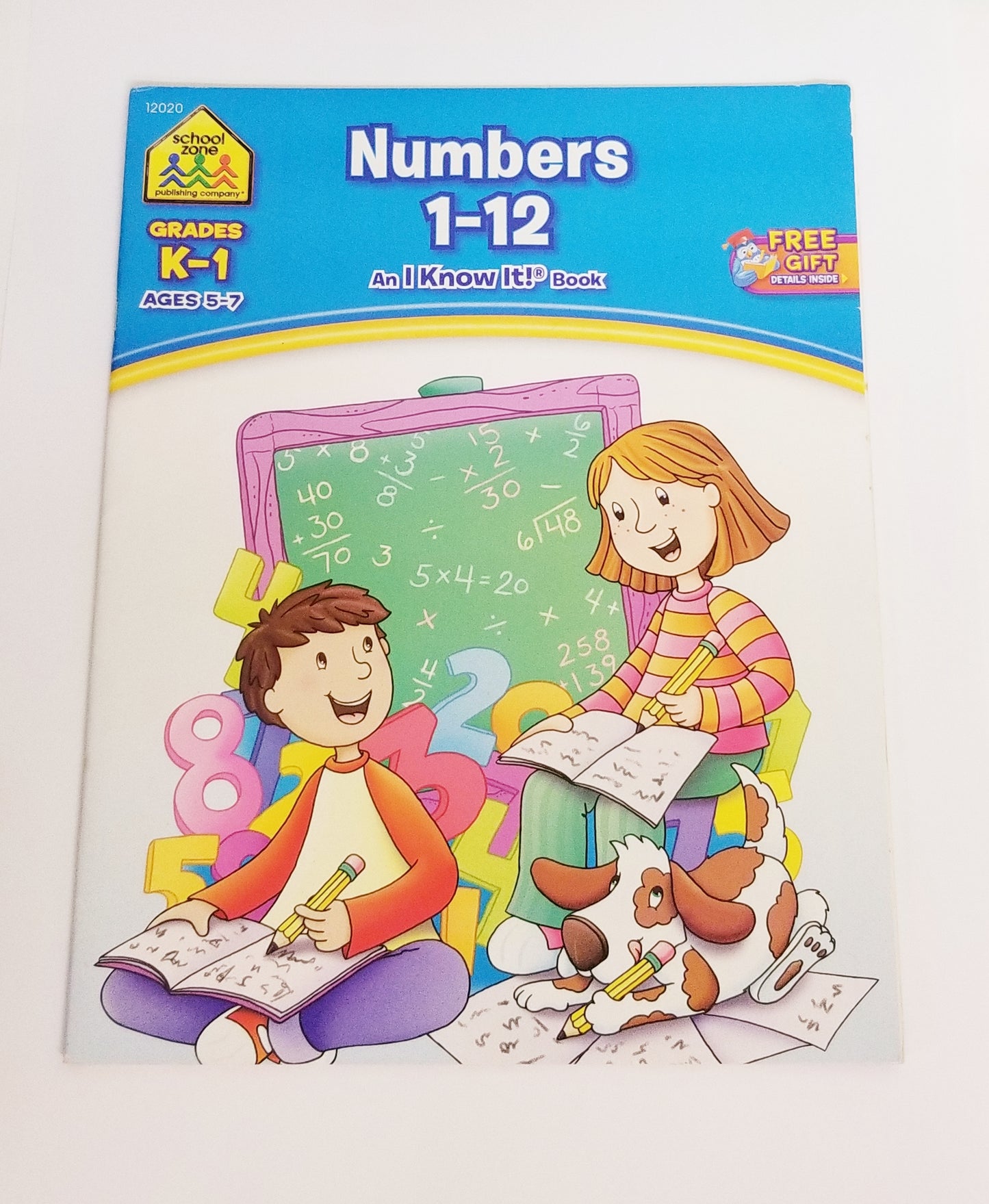 Numbers 1-12 Book Ages 5-7