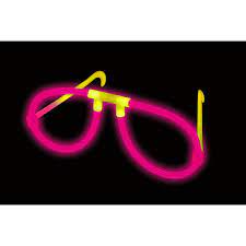 1pc Pink Light-Up Eyeglass