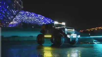 Two Color Electric Jeep