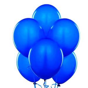 10pcs 12" Royal Blue Helium Balloons