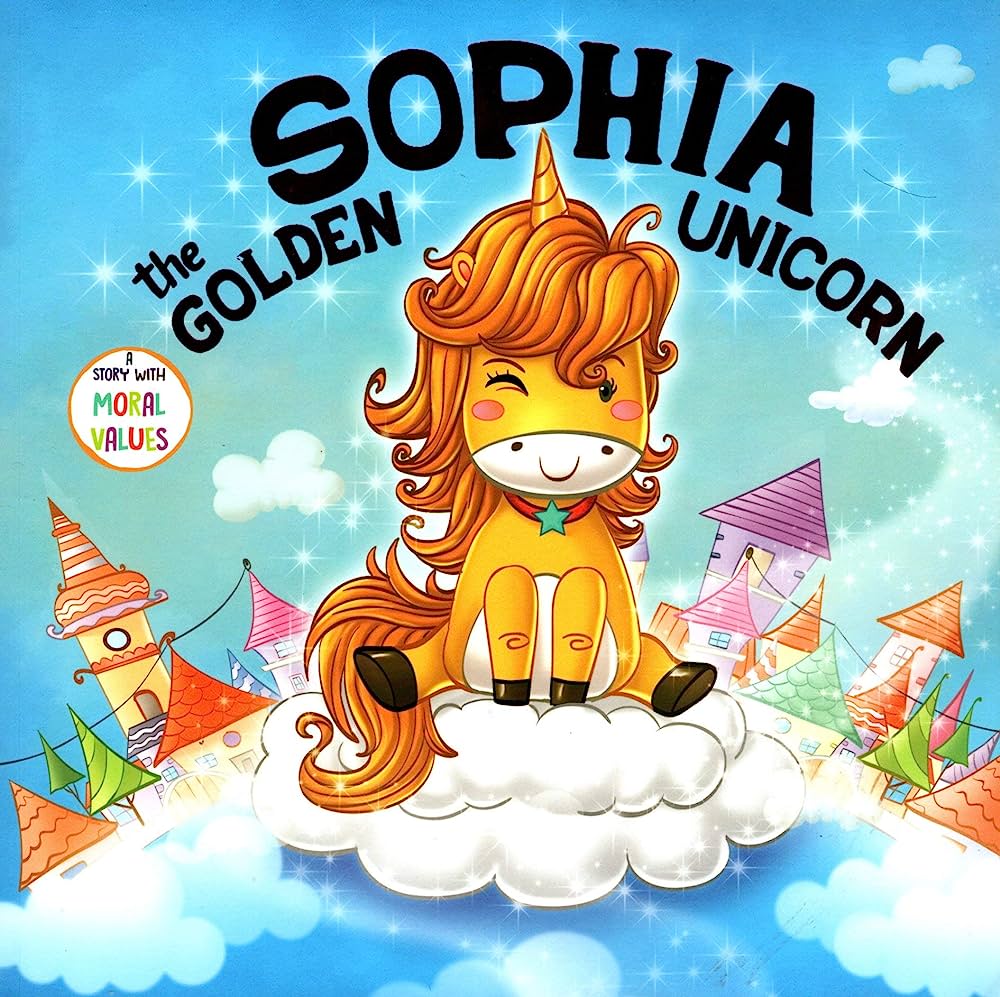 Sophia the Golden Unicorn Story Book