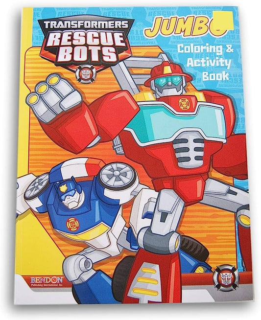 Transformers Bots Jumbo Coloring & Activity Book
