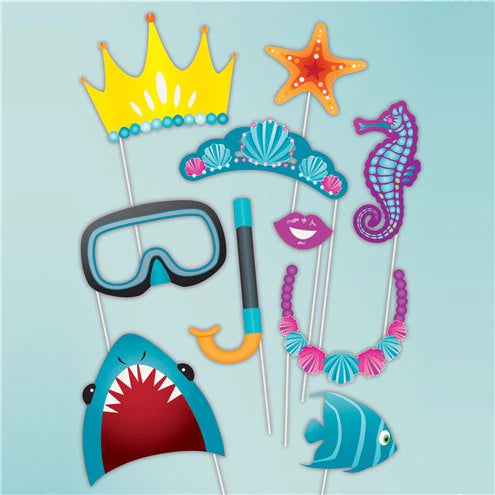 10pcs "Under the Sea" Photo Booth Props