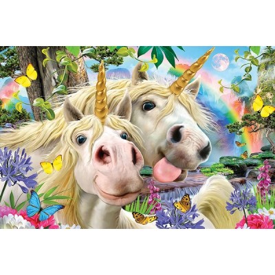50pcs 3D Unicorn Selfie Puzzles
